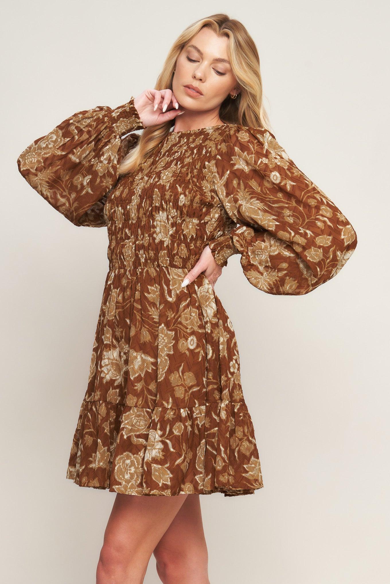 SWEET REMINISCENCE WOVEN MINI DRESS - Glamourous Grace