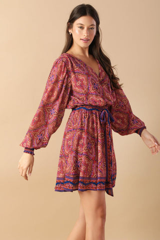 BE BETTER WOVEN MINI DRESS - Glamourous Grace
