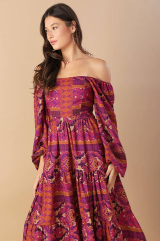 MELLOW MOMENTS WOVEN MIDI DRESS - Glamourous Grace