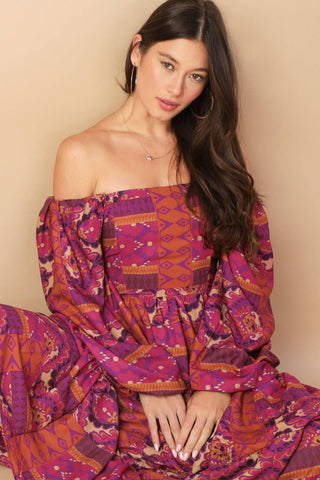 MELLOW MOMENTS WOVEN MIDI DRESS - Glamourous Grace