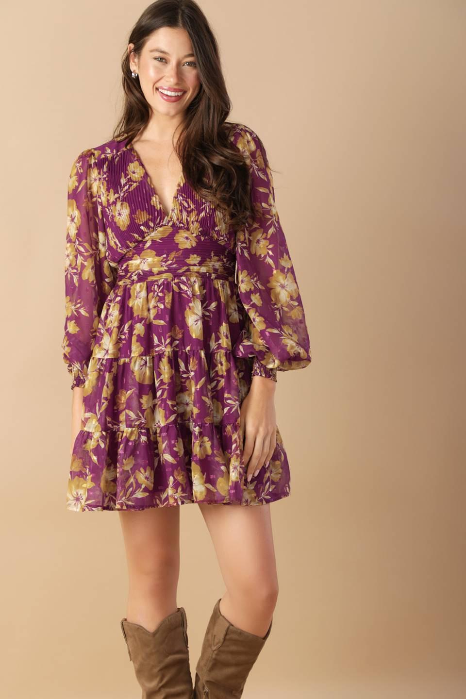 EFFORTLESS SELECTION WOVEN MINI DRESS - Glamourous Grace