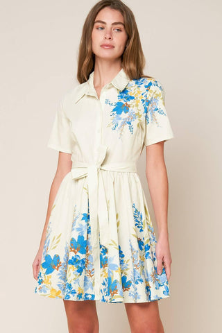 ALWAYS REMARKABLE WOVEN MINI DRESS - Glamourous Grace