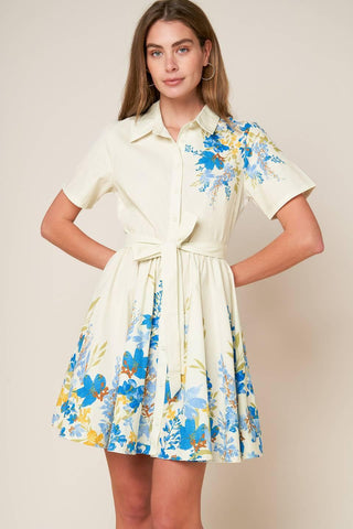 ALWAYS REMARKABLE WOVEN MINI DRESS - Glamourous Grace