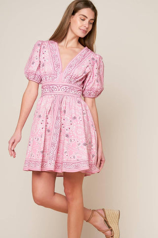 EXCEPTIONALLY PRISTINE WOVEN MINI DRESS - Glamourous Grace