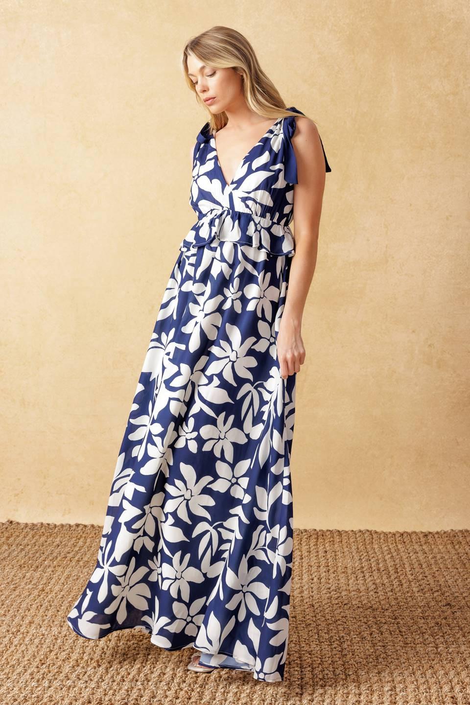 TWILIGHT VENTURE WOVEN MAXI DRESS - Glamourous Grace