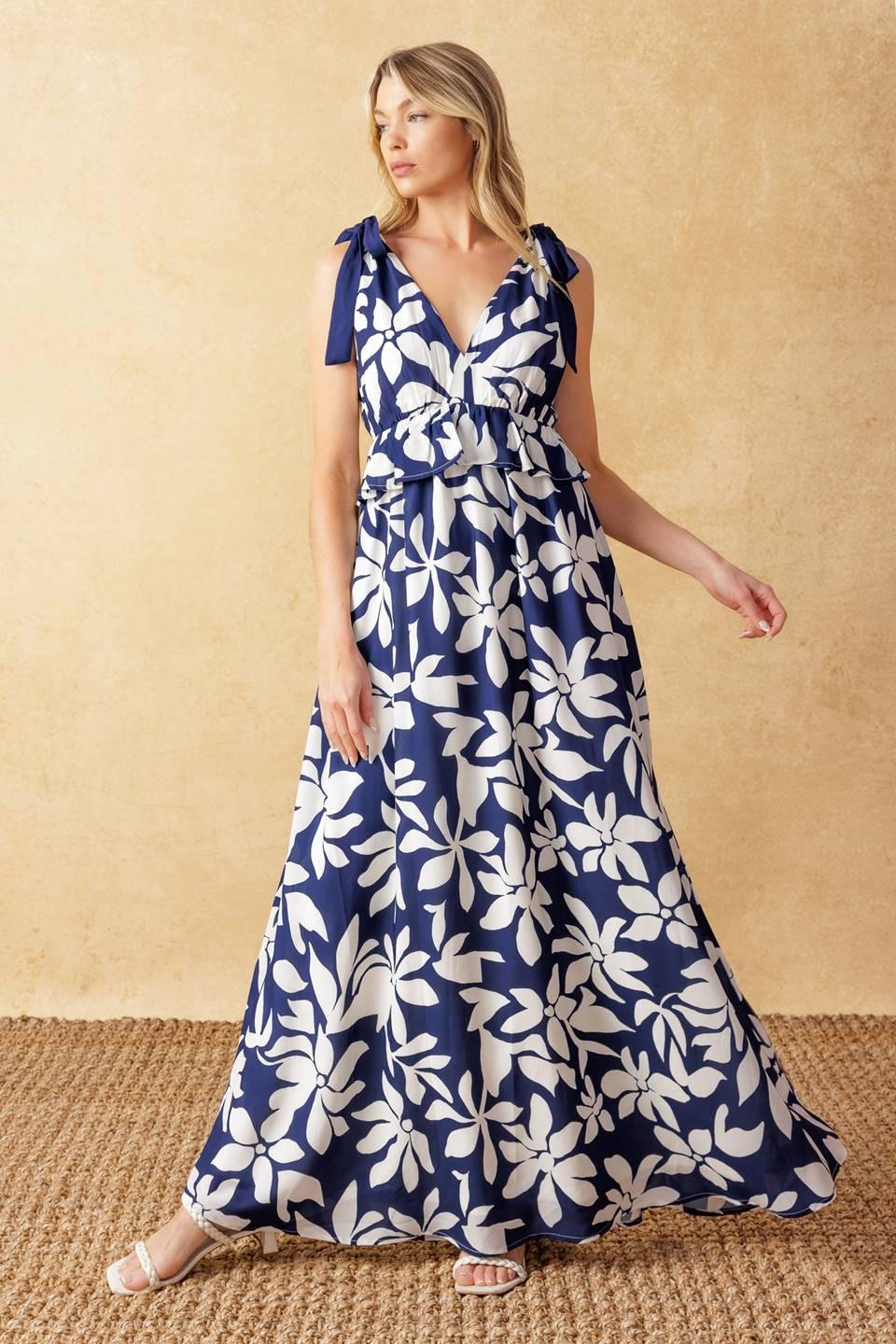 TWILIGHT VENTURE WOVEN MAXI DRESS - Glamourous Grace