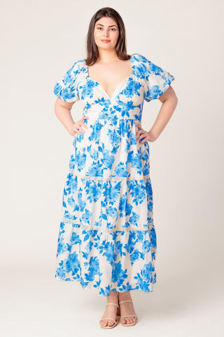 BLOOMING DAY WOVEN MIDI DRESS - Glamourous Grace