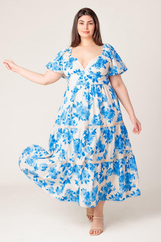 BLOOMING DAY WOVEN MIDI DRESS - Glamourous Grace