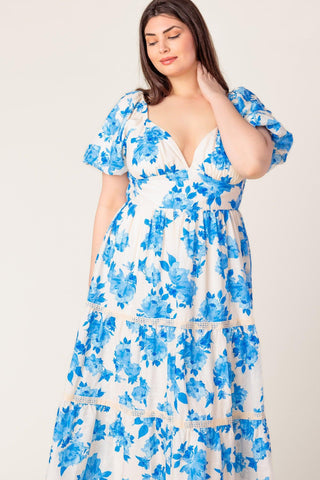 BLOOMING DAY WOVEN MIDI DRESS - Glamourous Grace