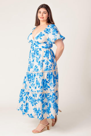 BLOOMING DAY WOVEN MIDI DRESS - Glamourous Grace