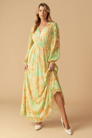 SUNSET SASHAY WOVEN MAXI DRESS - Glamourous Grace