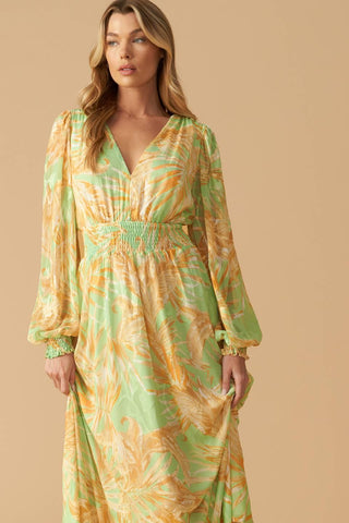 SUNSET SASHAY WOVEN MAXI DRESS - Glamourous Grace