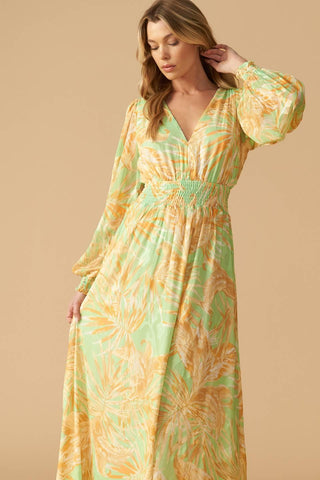 SUNSET SASHAY WOVEN MAXI DRESS - Glamourous Grace