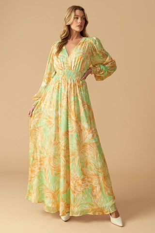 SUNSET SASHAY WOVEN MAXI DRESS - Glamourous Grace