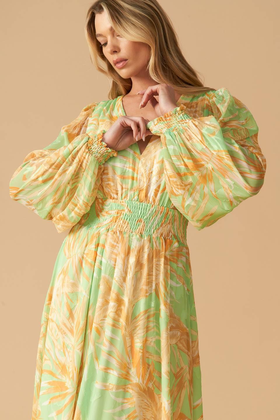 SUNSET SASHAY WOVEN MAXI DRESS - Glamourous Grace