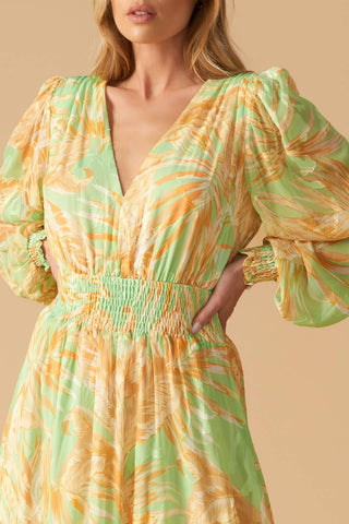 SUNSET SASHAY WOVEN MAXI DRESS - Glamourous Grace