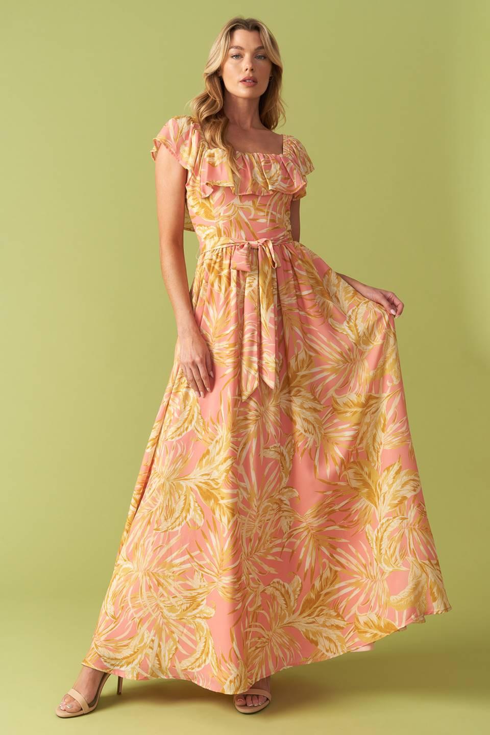 THE ART OF BALANCE WOVEN MIDI DRESS - Glamourous Grace
