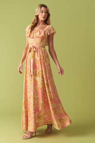 THE ART OF BALANCE WOVEN MIDI DRESS - Glamourous Grace