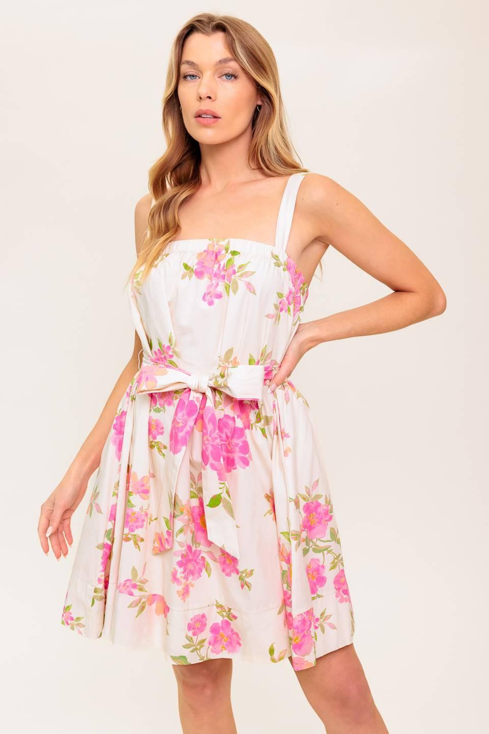 PERFECT AFTERNOON WOVEN MINI DRESS - Glamourous Grace