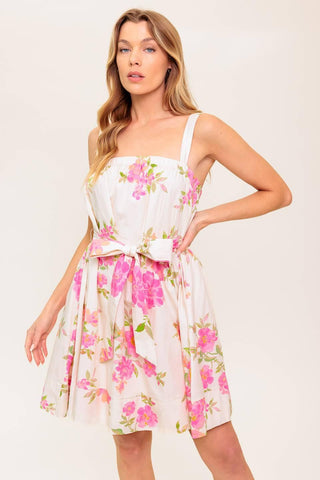 PERFECT AFTERNOON WOVEN MINI DRESS - Glamourous Grace