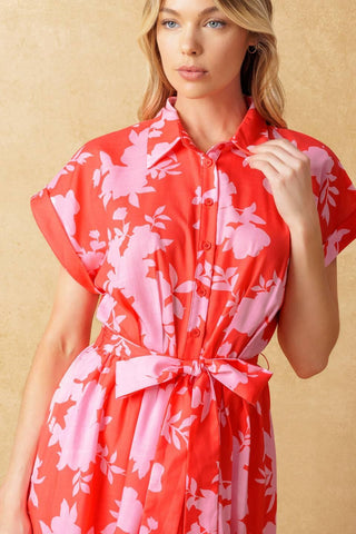 MAKE IT COUNT WOVEN MIDI DRESS - Glamourous Grace