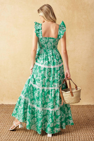 MOMENT IN TIME WOVEN MAXI DRESS - Glamourous Grace