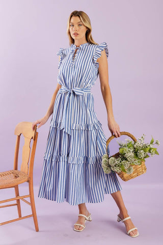 WHEN LIFE GIVES YOU WOVEN MIDI DRESS - Glamourous Grace