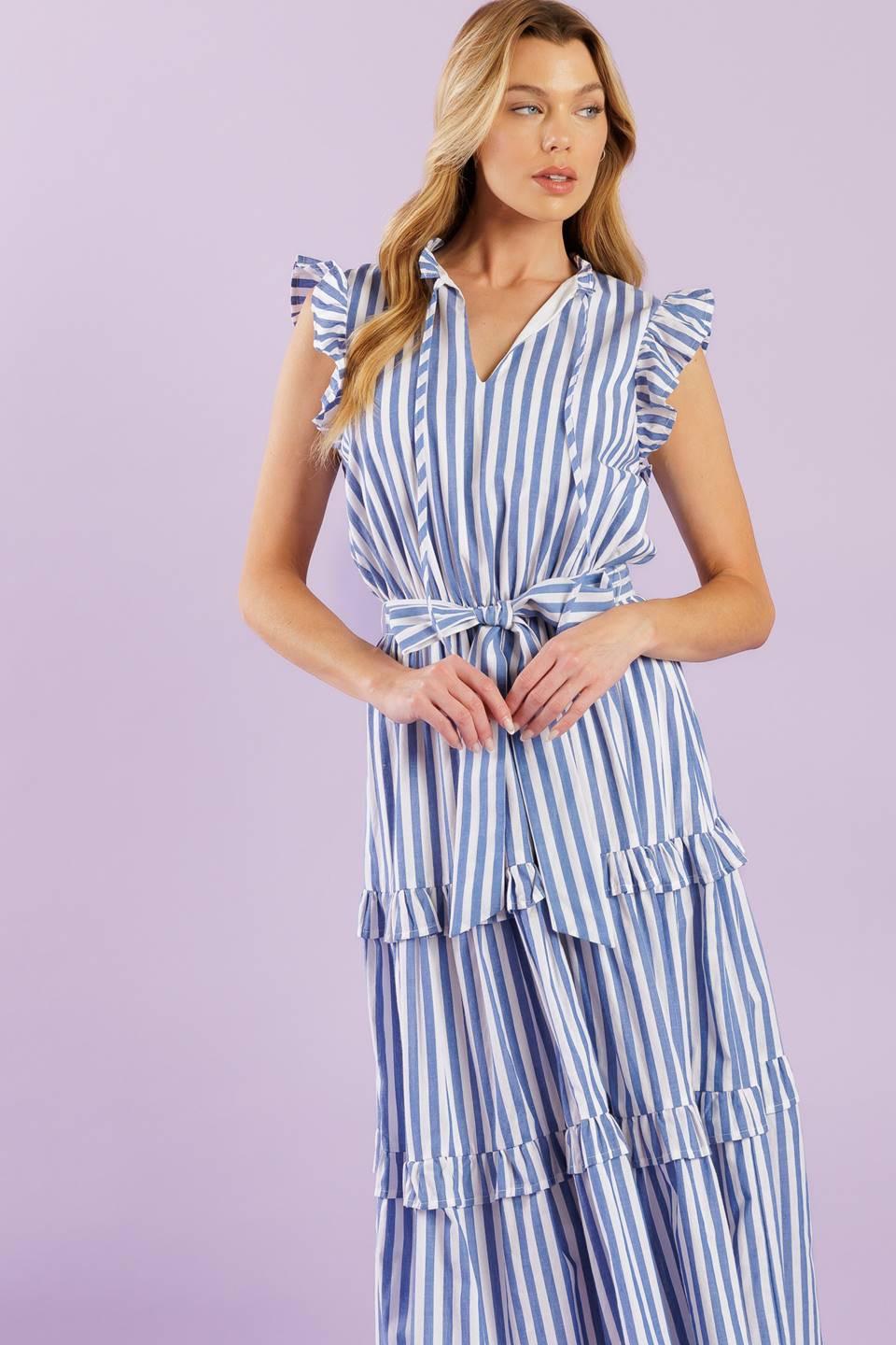 WHEN LIFE GIVES YOU WOVEN MIDI DRESS - Glamourous Grace