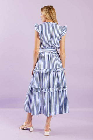 WHEN LIFE GIVES YOU WOVEN MIDI DRESS - Glamourous Grace