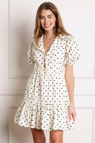 BRIGHTER DAYS WOVEN MINI DRESS - Glamourous Grace