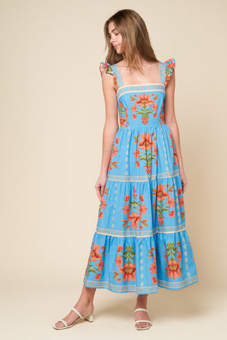LOVELIEST MUSE IVORY WOVEN MIDI DRESS - Glamourous Grace