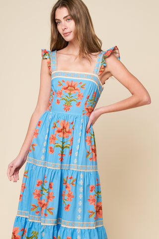 LOVELIEST MUSE IVORY WOVEN MIDI DRESS - Glamourous Grace