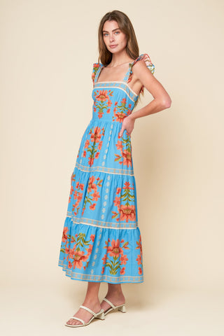 LOVELIEST MUSE IVORY WOVEN MIDI DRESS - Glamourous Grace