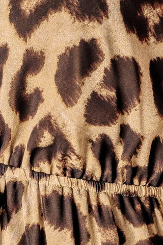 BEACH BUM LEOPARD WOVEN MAXI DRESS - Glamourous Grace