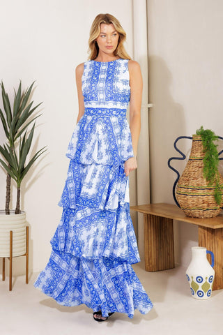 DREAM OF THE FLEET WOVEN MAXI DRESS - Glamourous Grace