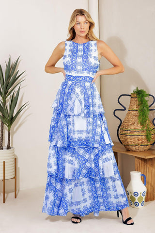 DREAM OF THE FLEET WOVEN MAXI DRESS - Glamourous Grace
