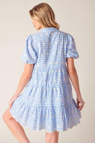 LET'S CATCH UP WOVEN BABYDOLL DRESS - Glamourous Grace