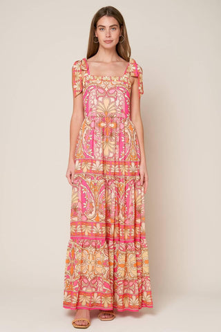 IMPRESSIVE FLIRT BLUE WOVEN MAXI DRESS - Glamourous Grace