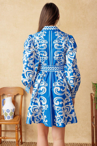 MOONSTONE DREAMS WOVEN MINI DRESS - Glamourous Grace