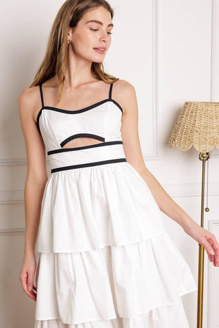 GO GETTER WOVEN MIDI DRESS - Glamourous Grace