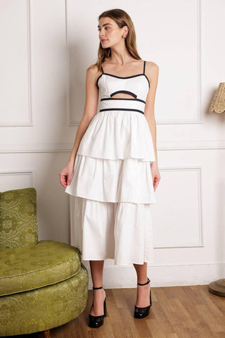 GO GETTER WOVEN MIDI DRESS - Glamourous Grace