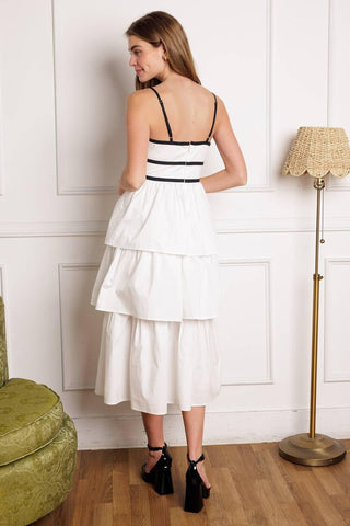 GO GETTER WOVEN MIDI DRESS - Glamourous Grace