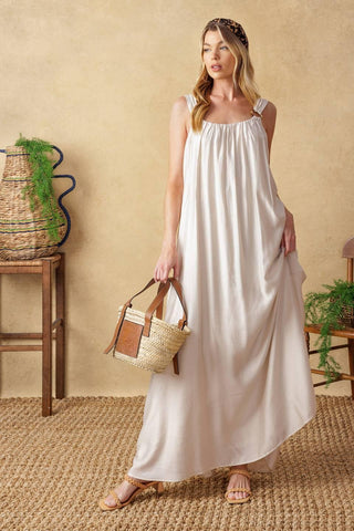 CELESTIAL SKIES WOVEN MAXI DRESS - Glamourous Grace