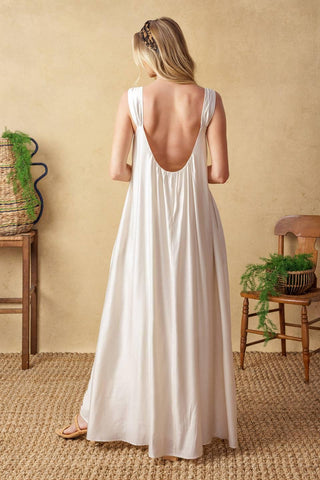 CELESTIAL SKIES WOVEN MAXI DRESS - Glamourous Grace