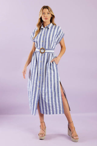 WOULD'VE BEEN THE ONE WOVEN MIDI DRESS - Glamourous Grace