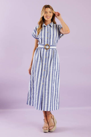 WOULD'VE BEEN THE ONE WOVEN MIDI DRESS - Glamourous Grace