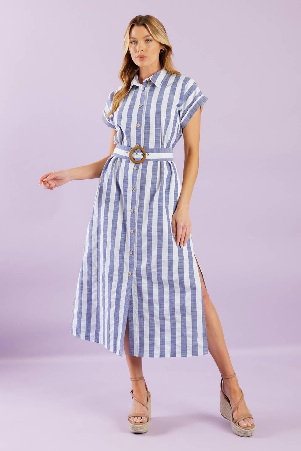 WOULD'VE BEEN THE ONE WOVEN MIDI DRESS - Glamourous Grace
