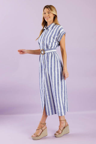 WOULD'VE BEEN THE ONE WOVEN MIDI DRESS - Glamourous Grace
