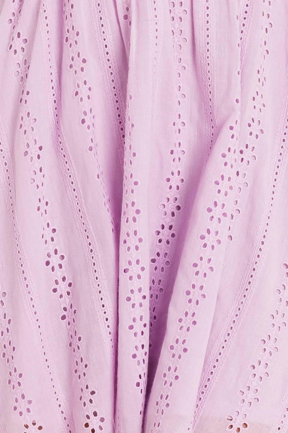 MIDNIGHT MIRAGE GOWN WOVEN EYELET MINI DRESS - Glamourous Grace