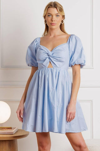 GOTTA LOVE WOVEN MINI DRESS - Glamourous Grace